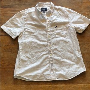 American Eagle button down short sleeve